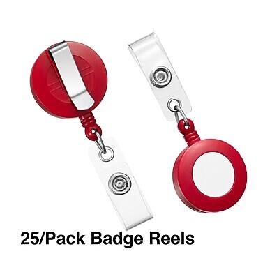 25/Pack Badge Reels