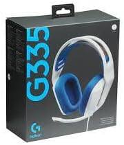 Angle. Logitech - Logitech G535 Lightweight Wireless Gaming Headset - White - White.