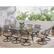 Alt View 17. Hanover - Traditions 11-Piece Dining Set with Ten Swivel Rockers and an Extra-Long Dining Table - Alumicast/Tan.