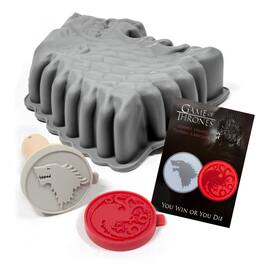 Toynk - Game of Thrones Baking Set with Cookie Stamps and Cake Pan