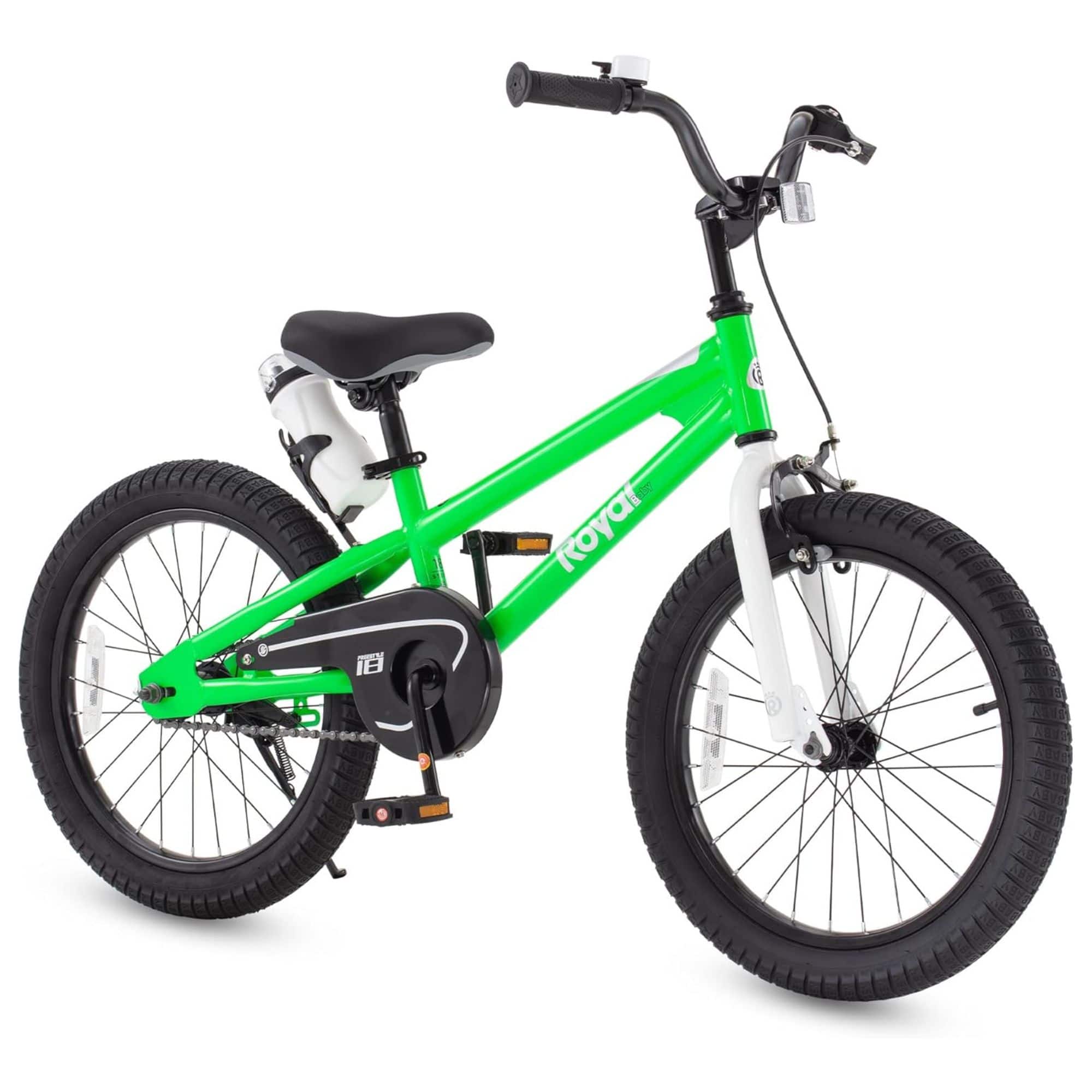 RoyalBaby - Freestyle Outdoor Kid's Sporty Bicycle with Kickstand, 18 Inch - Green price history on PriceWatchPro