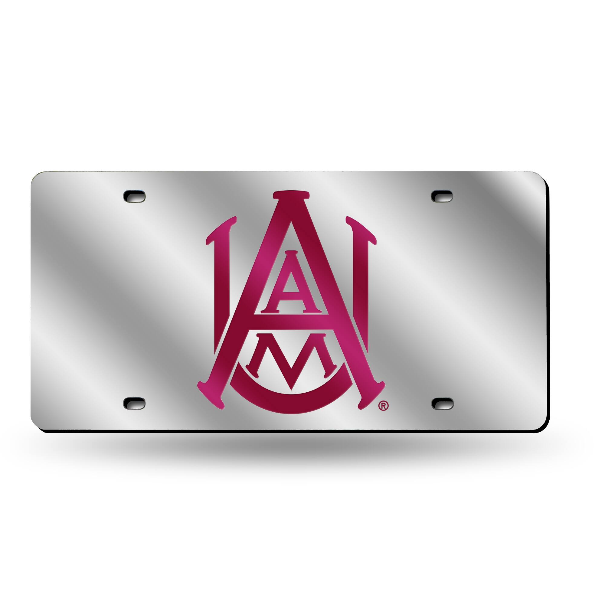 Alabama A&M Bulldogs Acrylic License Plate Laser Tag