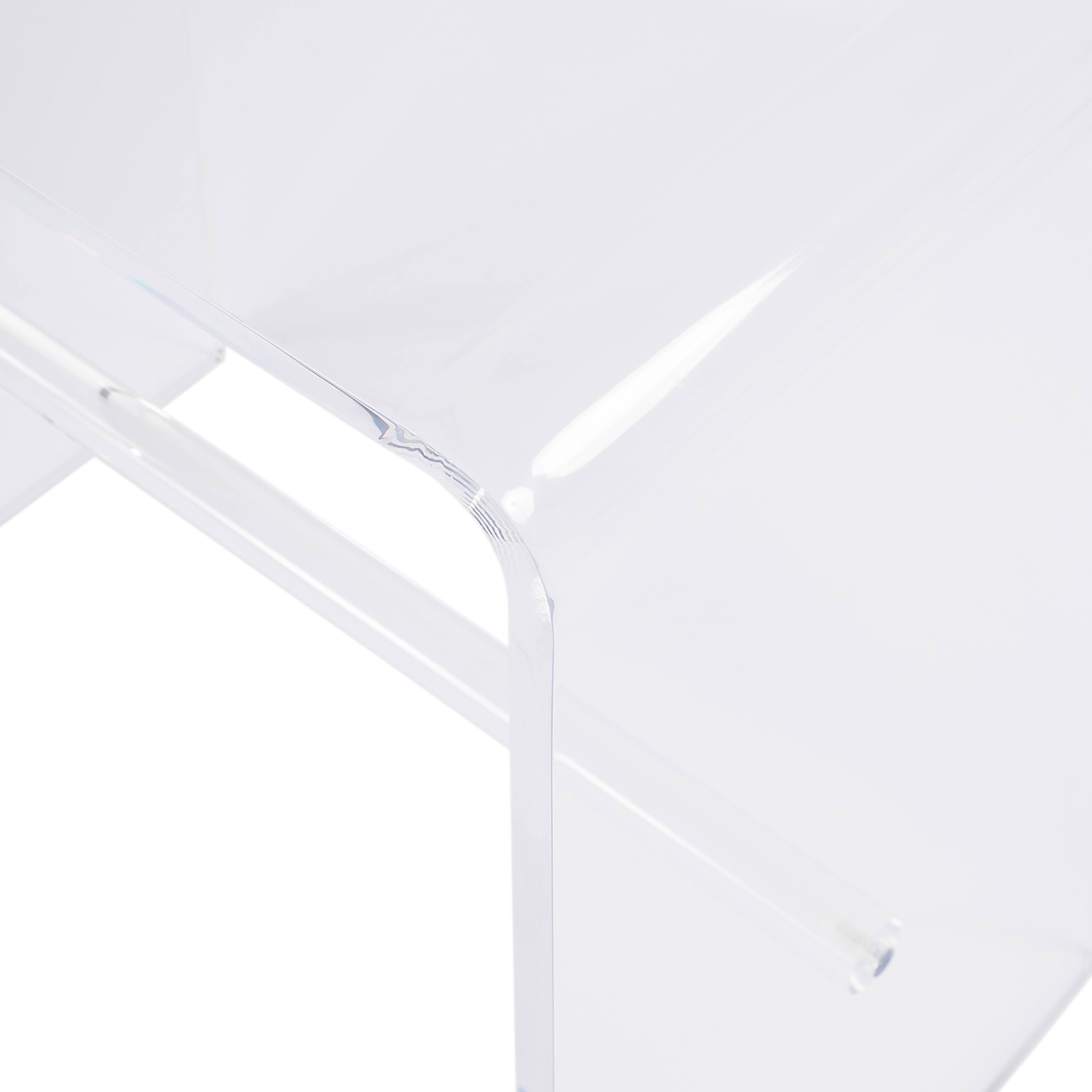 Butler Specialty Corsica 20 in. W Rectangular Acrylic Side Table Clear ...