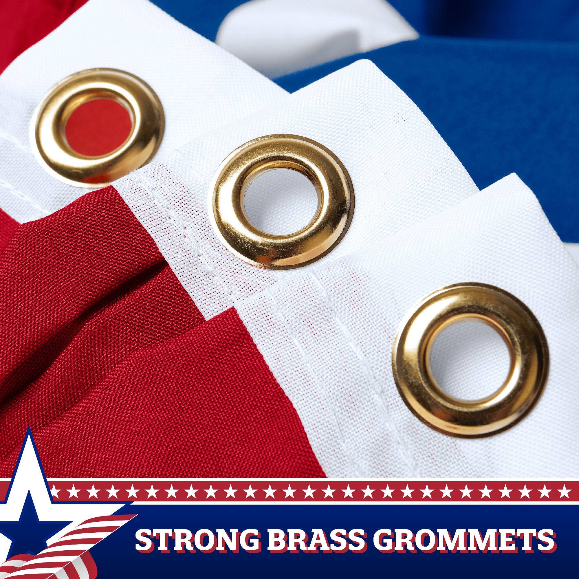 STRONG BRASS GROMMETS