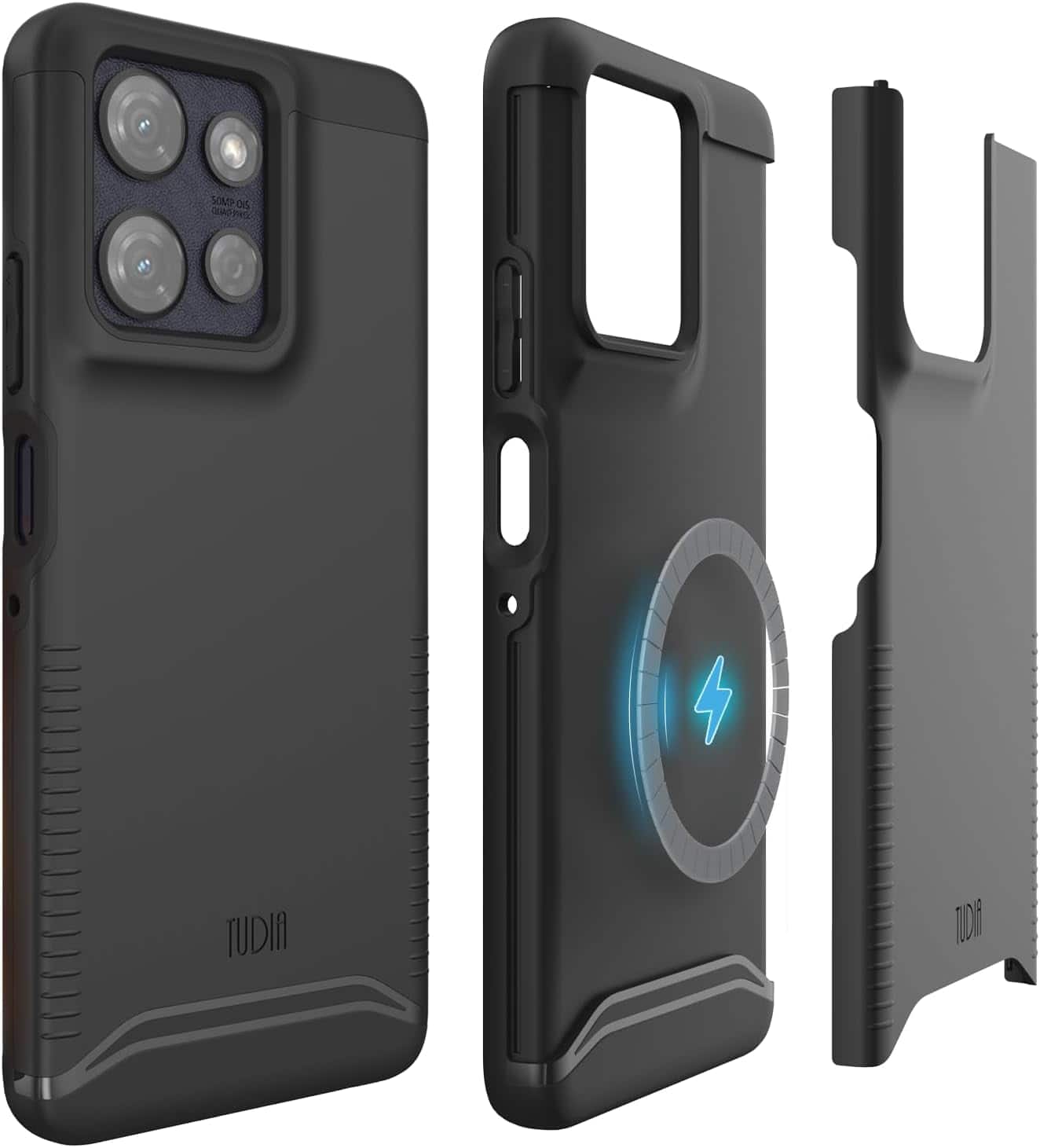 TUDIA - Merge for Motorola Moto G Power 2025 Case Magsafe Compatible - Matte Black