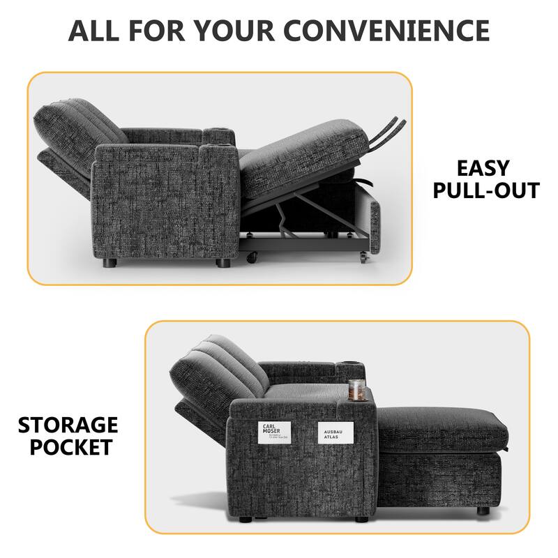 ALL FOR YOUR CONVENIENCE

EASY PULL-OUT

STORAGE POCKET