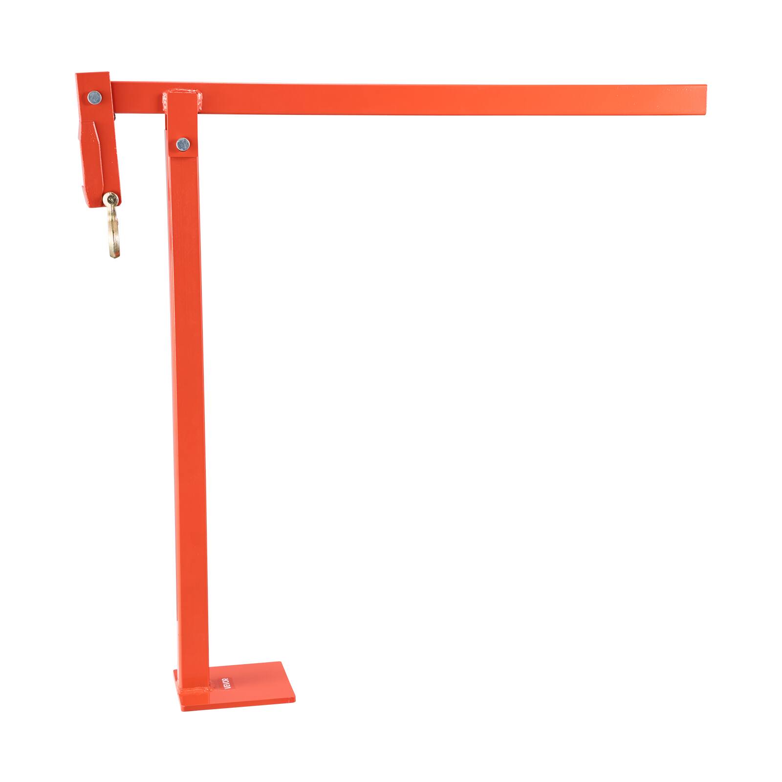 Alt View 5. VEVOR - 32 in T Post Puller, Heavy Duty Fence Post Puller with 43 in Lifting Chain, Rust-Resistant Steel, Labor-Saving T-Post - Orange.
