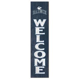 Jardine - CUNY Baruch College 12" x 48" Welcome Outdoor Leaner - Navy