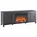 Angle Zoom. Camden&Wells - Chabot Log Fireplace TV Stand for Most TVs up to 75" - Charcoal Gray.