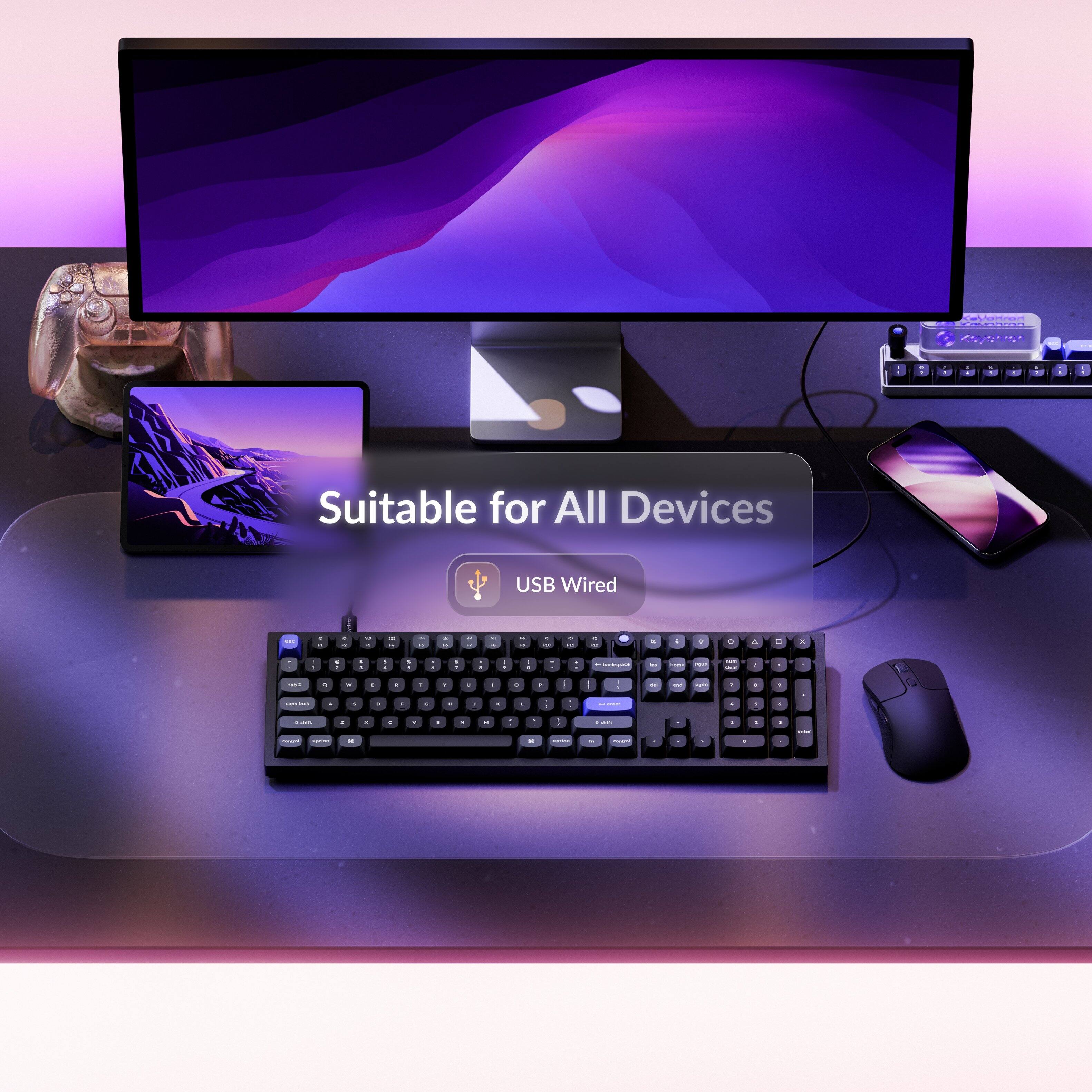Suitable for All Devices  
USB Wired