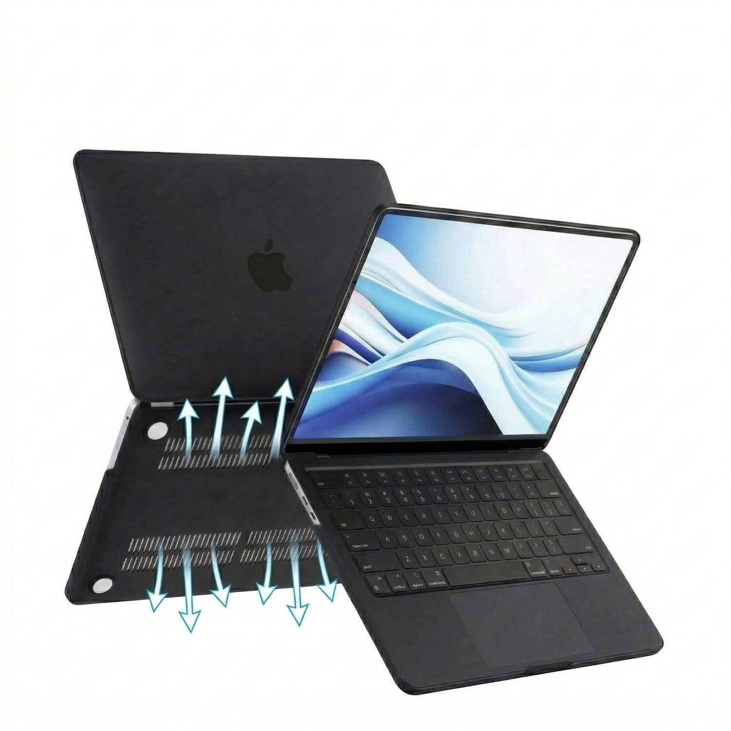 Back. Techprotectus - TechProtectus Black Case for MacBook Neo 13" (2026) - Black.
