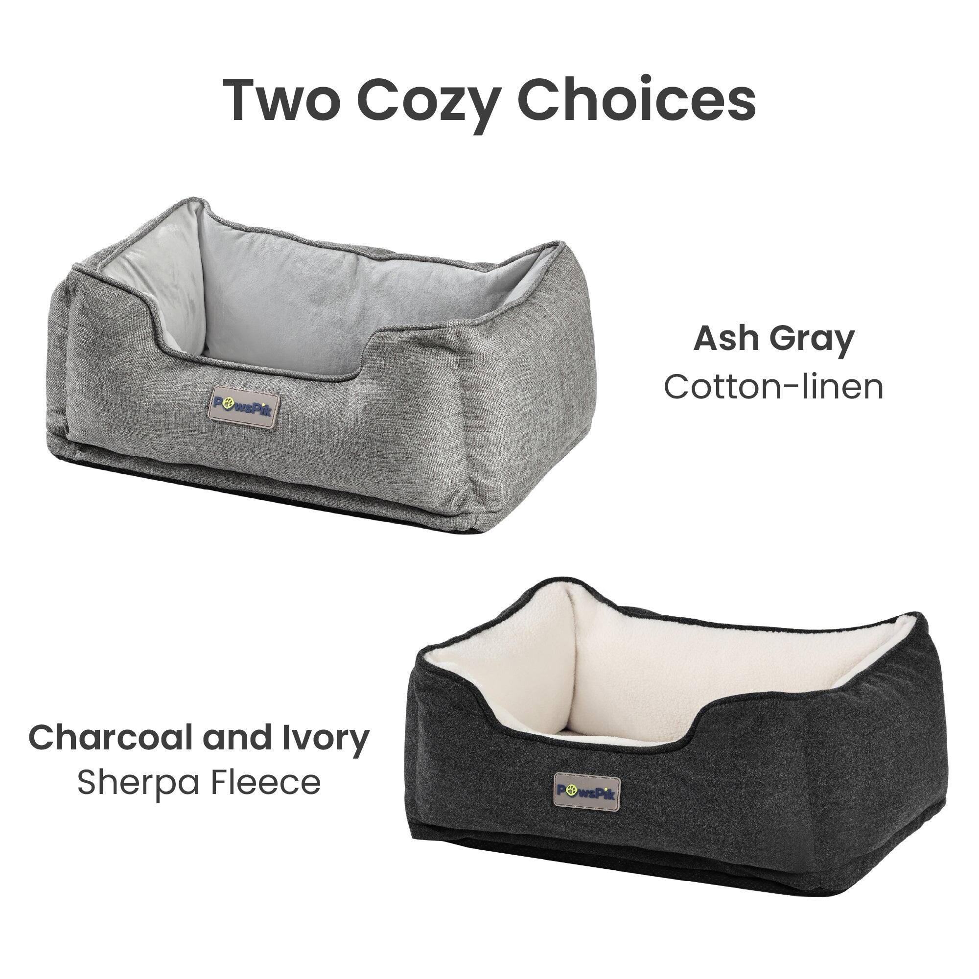 Two Cozy Choices

Ash Gray Cotton-linen

Charcoal and Ivory Sherpa Fleece