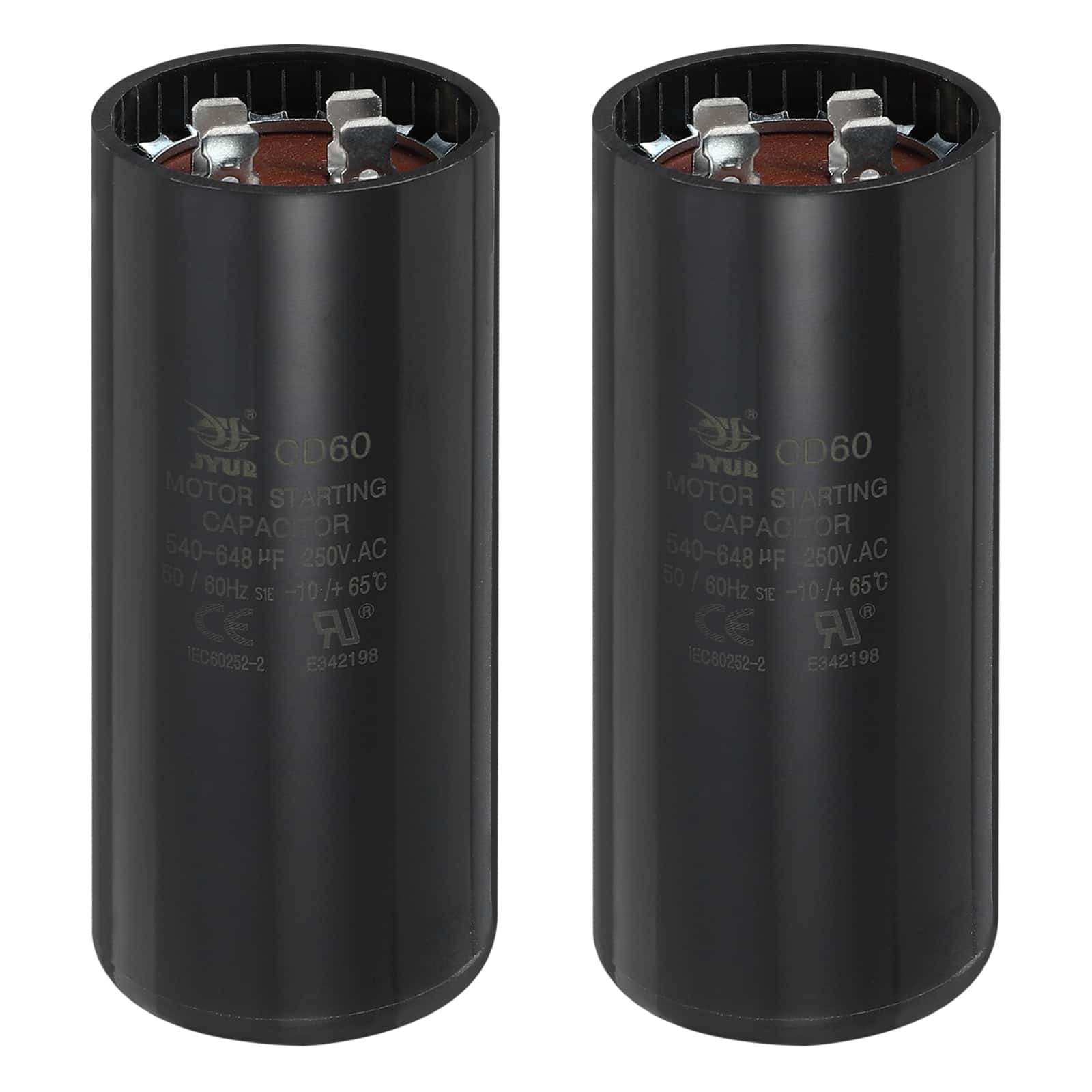 Unique Bargains - 2pcs CD60 Capacitor 540-648 Mfd, 250 VAC Run Motor Start for Electric Fan/Well Pump price history on PriceWatchPro