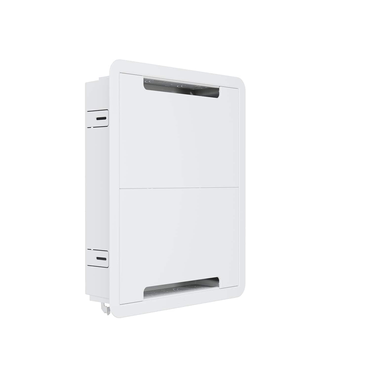 ECHOGEAR - 17" In Wall TV Media Box, Recessed TV Outlet Fits Wired & Wireless Samsung Connect Box, Apple TV, Roku, Fire TV Stick - White