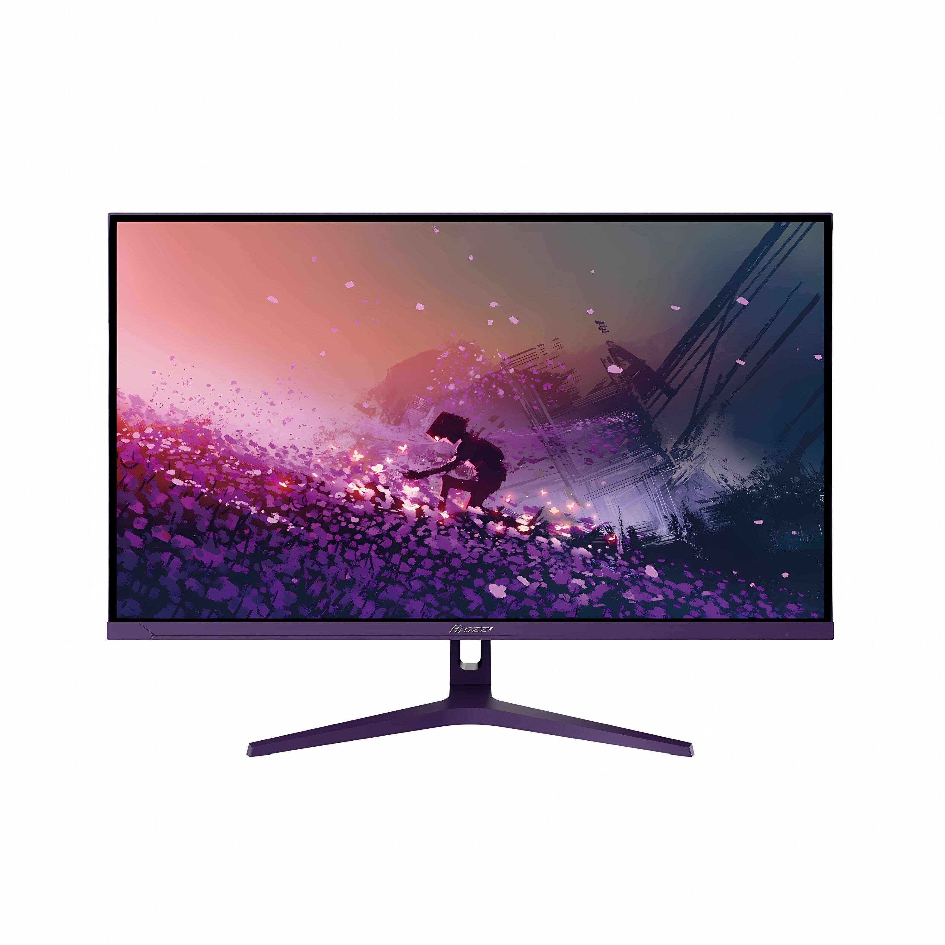 Alt View 2. Arozzi - Arozzi – Nova 32" IPS QHD 180Hz Gaming Monitor – Purple - Purple.