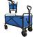 Front. Bestier - Bestier Folding Collapsible Wagon Utility Camping Cart W/Wheels & Adjustable Handle - Blue.