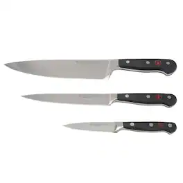 Wusthof - Classic 3-Piece Chef's Knife Set #1120160301 - Silver