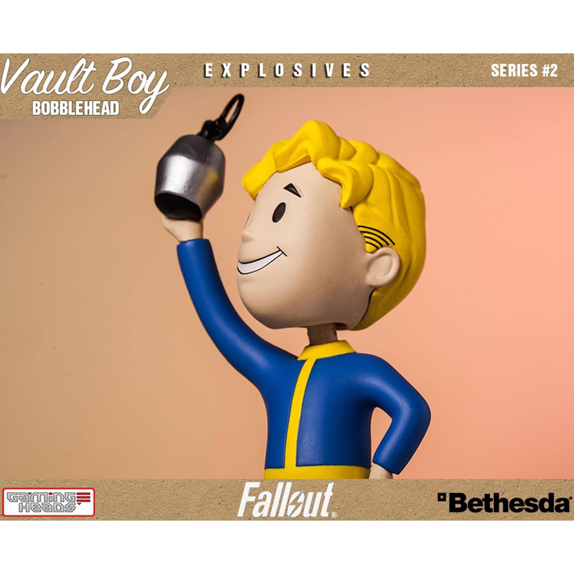 Vault Boy EXPLOSIVES BOBBLEHEAD Boy SERIES #2 GaminG HEaDS Fallaut. "Bethesda"