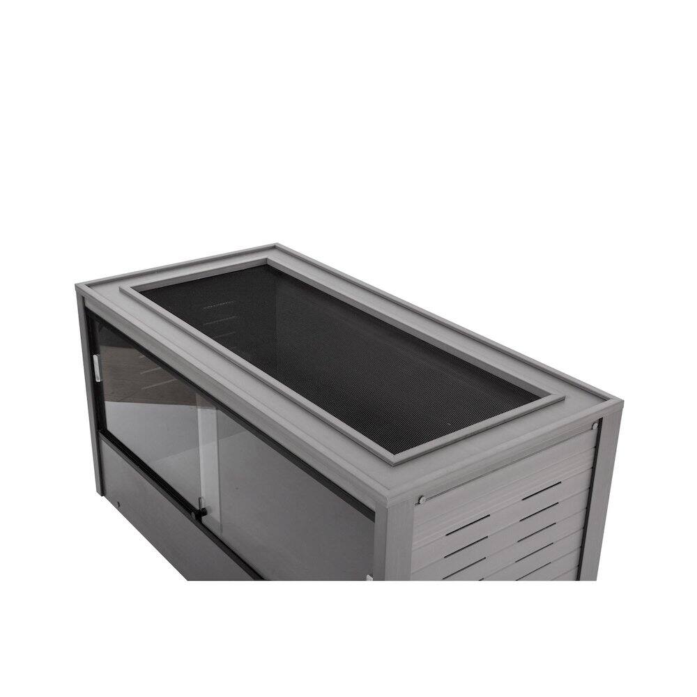 Alt View 1. New Age Pet - 48" Mojave Reptile Lounge Grey.