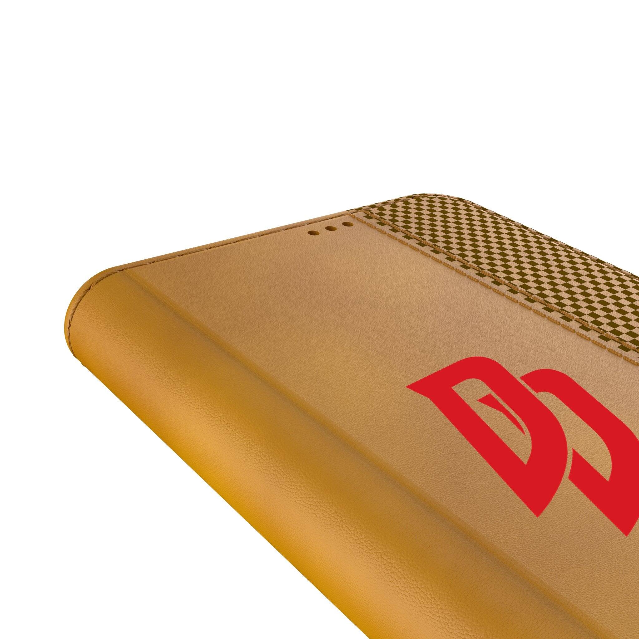 Alt View 1. Keyscaper - Marvel Badge Folio Phone Case - Samsung Galaxy S24 - Daredevil.