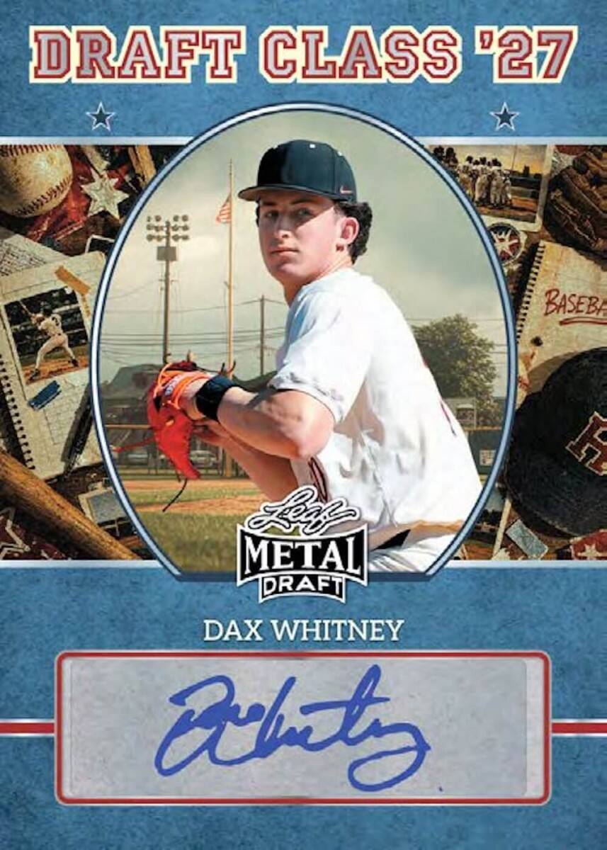 DRAFT CLASS '27  
BASEBALL METAL DRAFT  
DAX WHITNEY  
Eibity