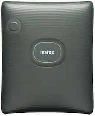 Front. Fujifilm - instax SQUARE Link Smartphone Printer - Midnight Green.