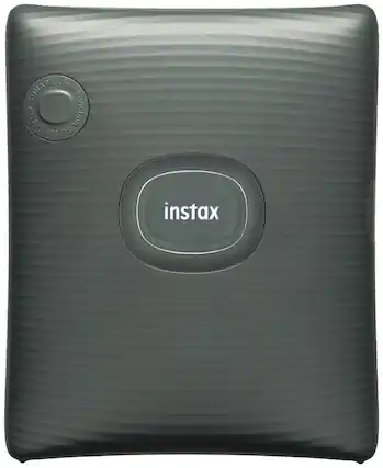 Front. Fujifilm - instax SQUARE Link Smartphone Printer - Midnight Green.