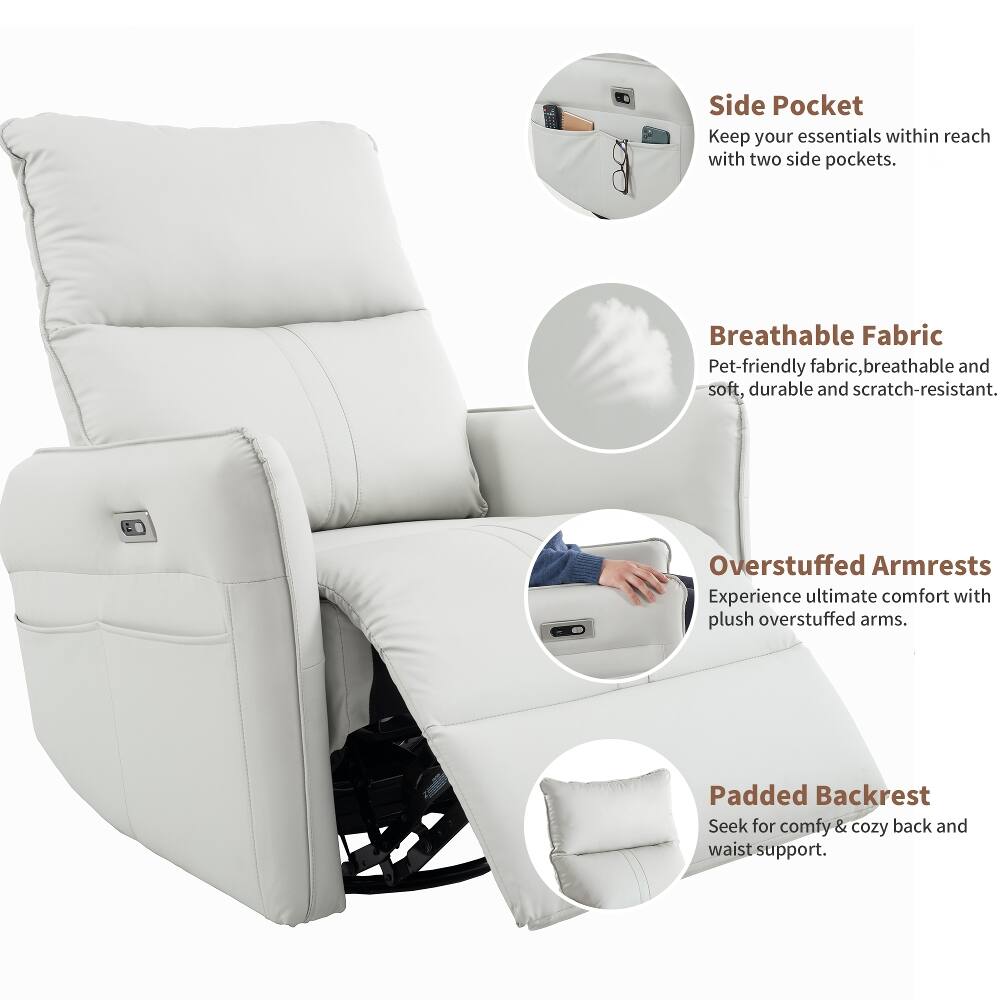 Side Pocket  
Keep your essentials within reach with two side pockets.  

Breathable Fabric  
Pet-friendly fabric, breathable and soft, durable and scratch-resistant.  

Overstuffed Armrests  
Experience ultimate comfort with plush overstuffed arms.  

Padded Backrest  
Seek for comfy & cozy back and waist support.