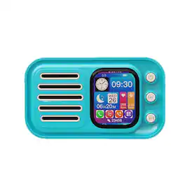 Cluzine - Portable Bluetooth Speaker Touch Screen Mini RGB LED Support Wireless Charging 5W Output