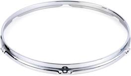 Gibraltar Hardware - 16" 6 Lug Triple Flange Drum Hoop, 3mm Heavy Duty Chrome Steel Rim for Snares & Toms, Die Cast Feel w/ Classic Open Tone