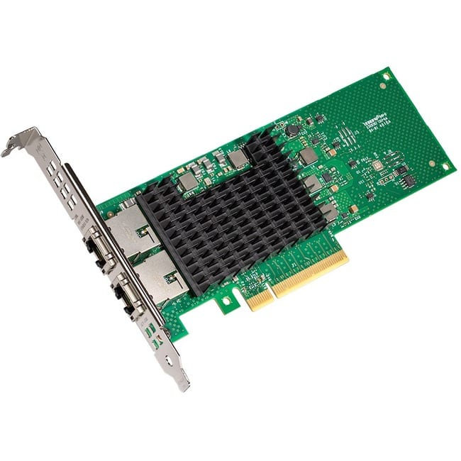 Intel - Ethernet Network Adapter X710-T2L - Dual and quad-port energy-efficient adapters for NBASE-T and 10GBASE-T - Black