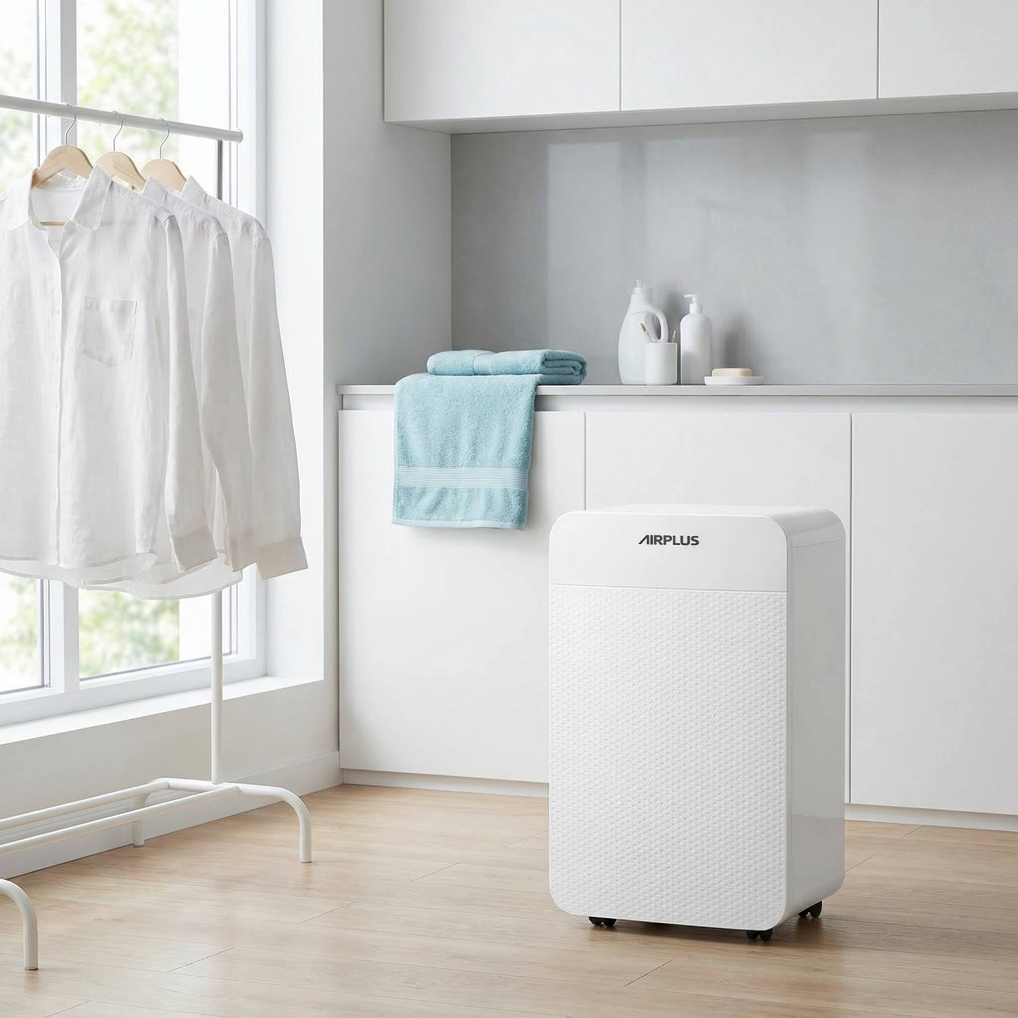 Alt View 4. Airplus - 4000 sq.ft.42 pt. Dehumidifier with Drain Hose 1.4 Gal Large Bucket.