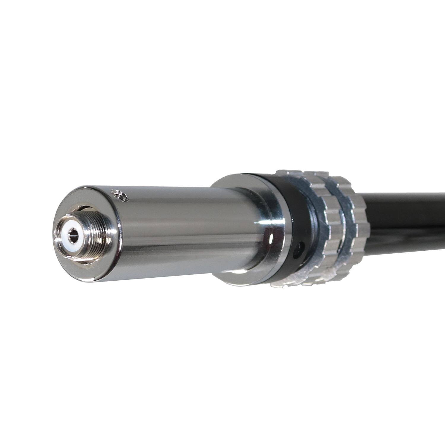 Alt View 2. Tram - Tram 1498-b 18-foot Black Cb Base Antenna With 26 Mhz To 31 Mhz 5.75 Dbd Gain - Black.