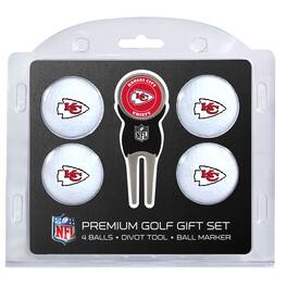 Team Golf - Kansas City Chiefs 4-Ball Gift Set - Multicolor