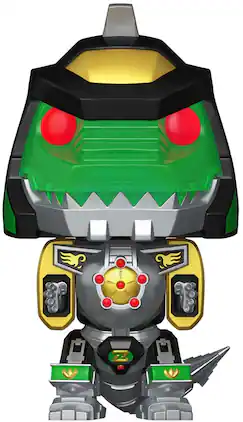 Funko - Bitty Bots: Power Rangers, Dragon Zord with Green Ranger - COLLECTIBLES - Multicolor