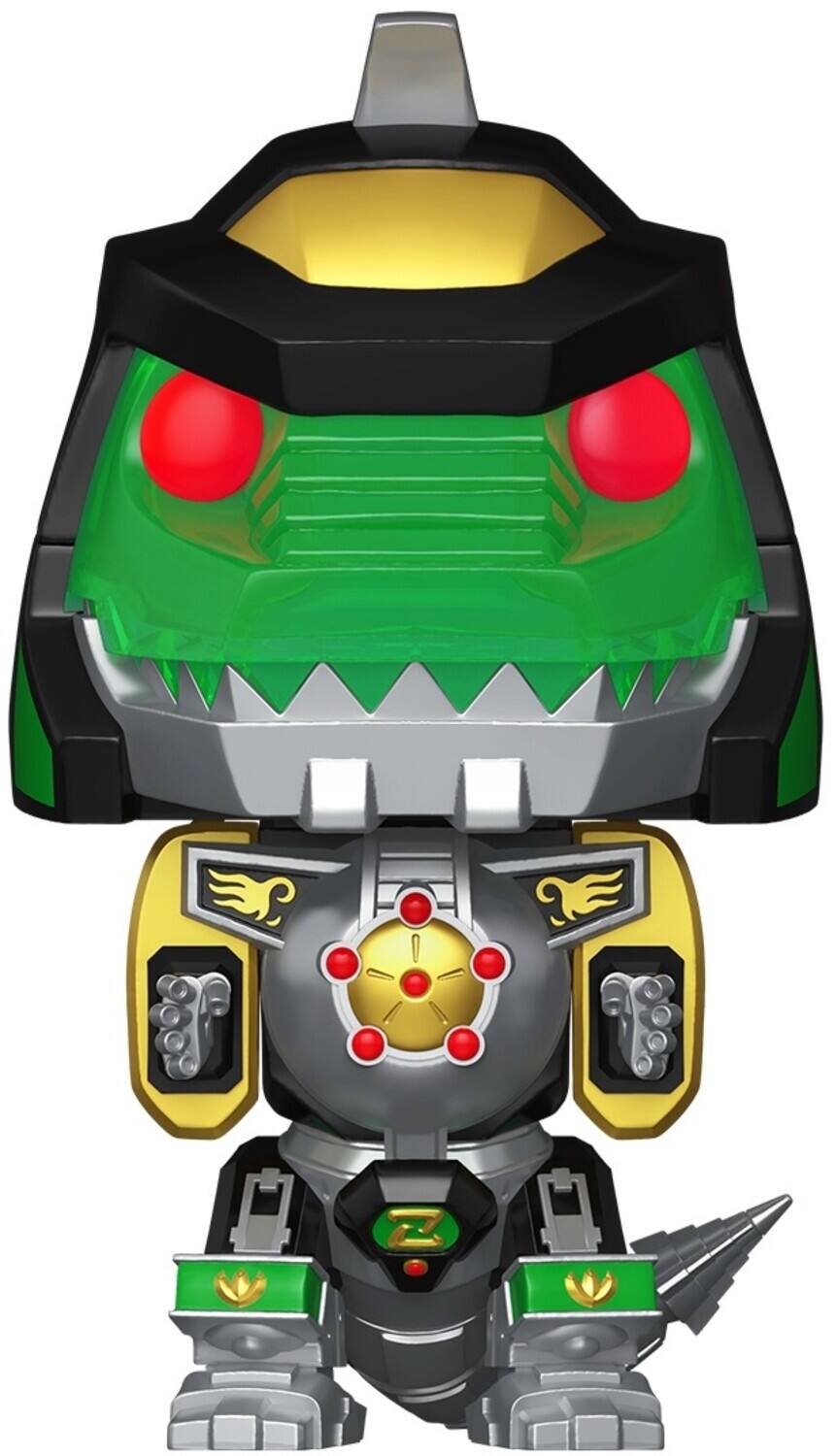 Funko - Bitty Bots: Power Rangers, Dragon Zord with Green Ranger - COLLECTIBLES - Multicolor