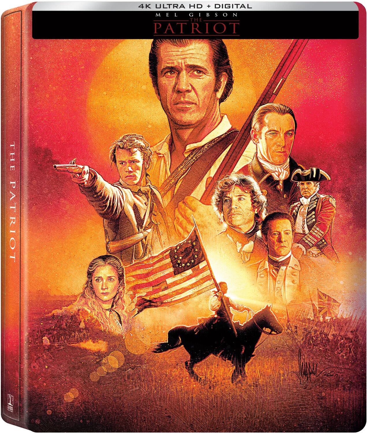 Alt View 1. The Patriot (Steelbook)   - 4K Blu-Ray.