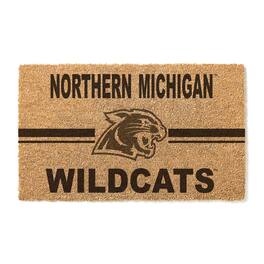Jardine - Northern Michigan Wildcats 18" x 30" Team Logo Doormat - Brown
