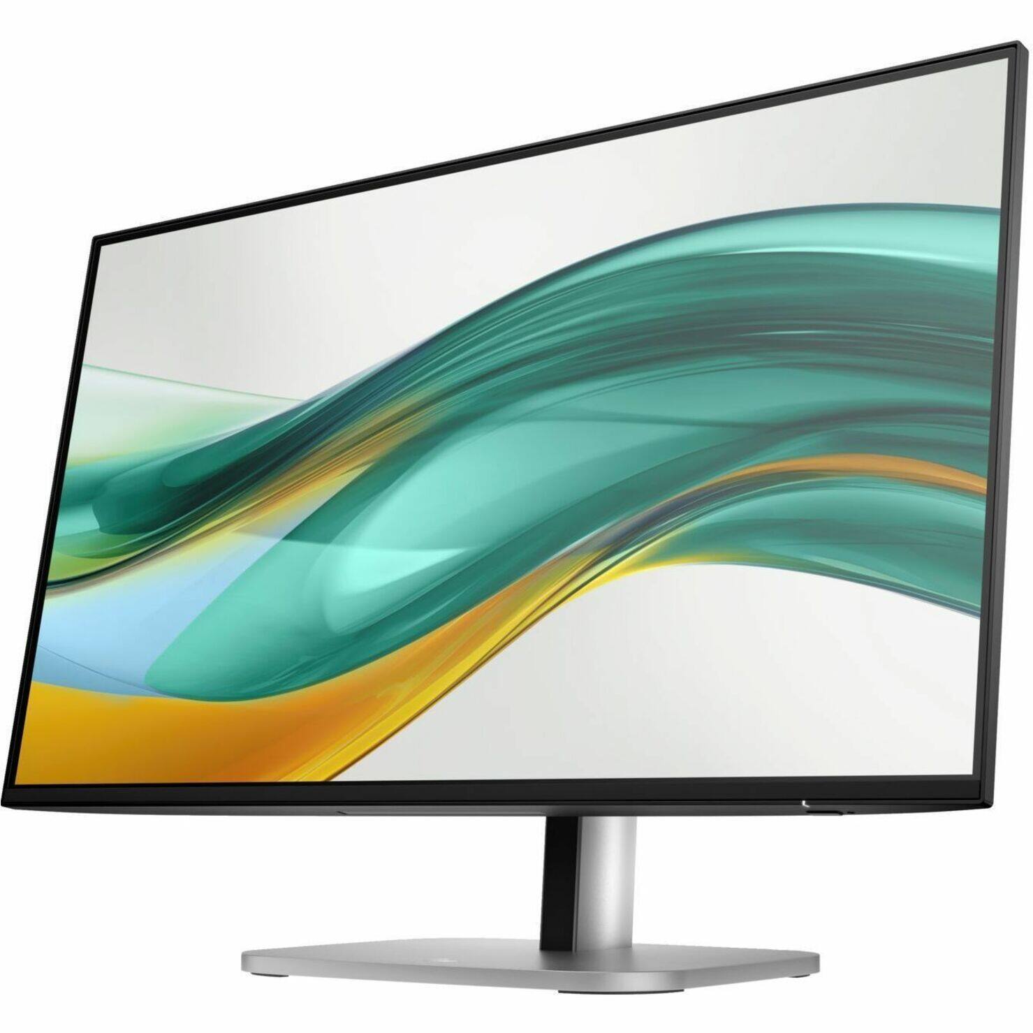 Alt View 16. HP - 23.8" IPS LED FHD 100Hz Monitor (USB, HDMI) - Black, Silver.