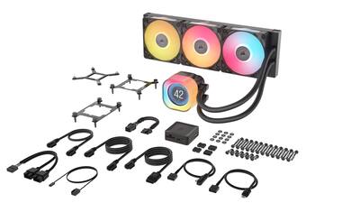 CORSAIR iCUE LINK TITAN 360 RX LCD Liquid CPU Cooler Black CW CORSAIR iCUE LINK TITAN 360 RX LCD Liquid CPU Cooler Black CW
