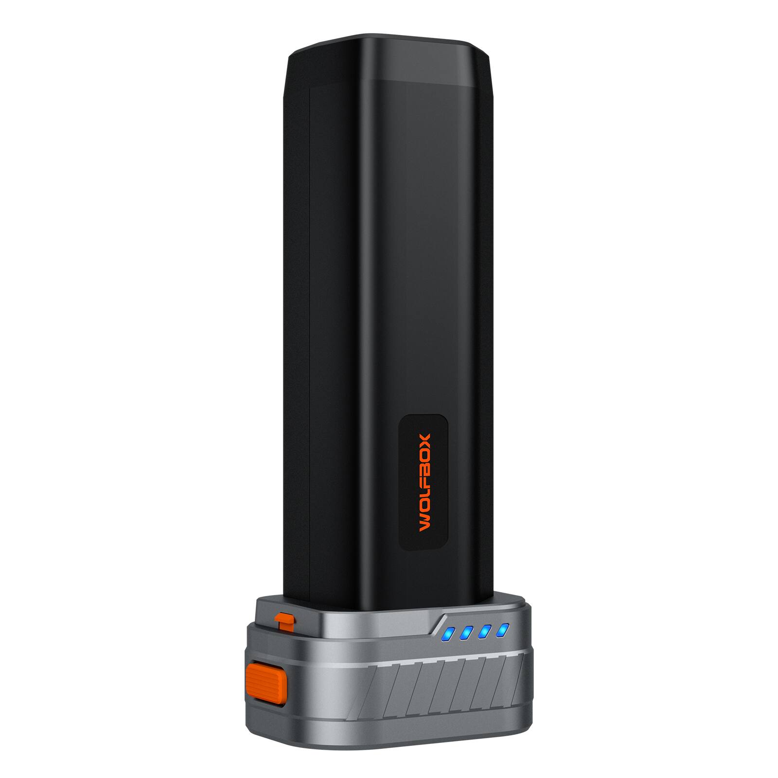 Front. WOLFBOX - 66.6Wh Rechargeable Battery Pack, Lithium-Ion battery, Replacement Power Module for MF500Pro Air Duster - Black.