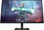 Front. HP OMEN - 27" IPS LED 4K UHD 144Hz FreeSync and G-SYNC Compatible Gaming Monitor with VESA DisplayHDR 400 (DisplayPort, HDMI, USB) - Black.