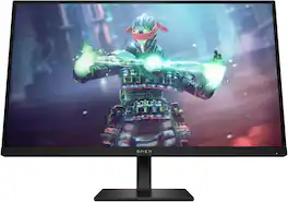 HP OMEN - 27" IPS LED 4K UHD 144Hz FreeSync and G-SYNC Compatible Gaming Monitor with VESA DisplayHDR 400 (DisplayPort, HDMI, USB) - Black