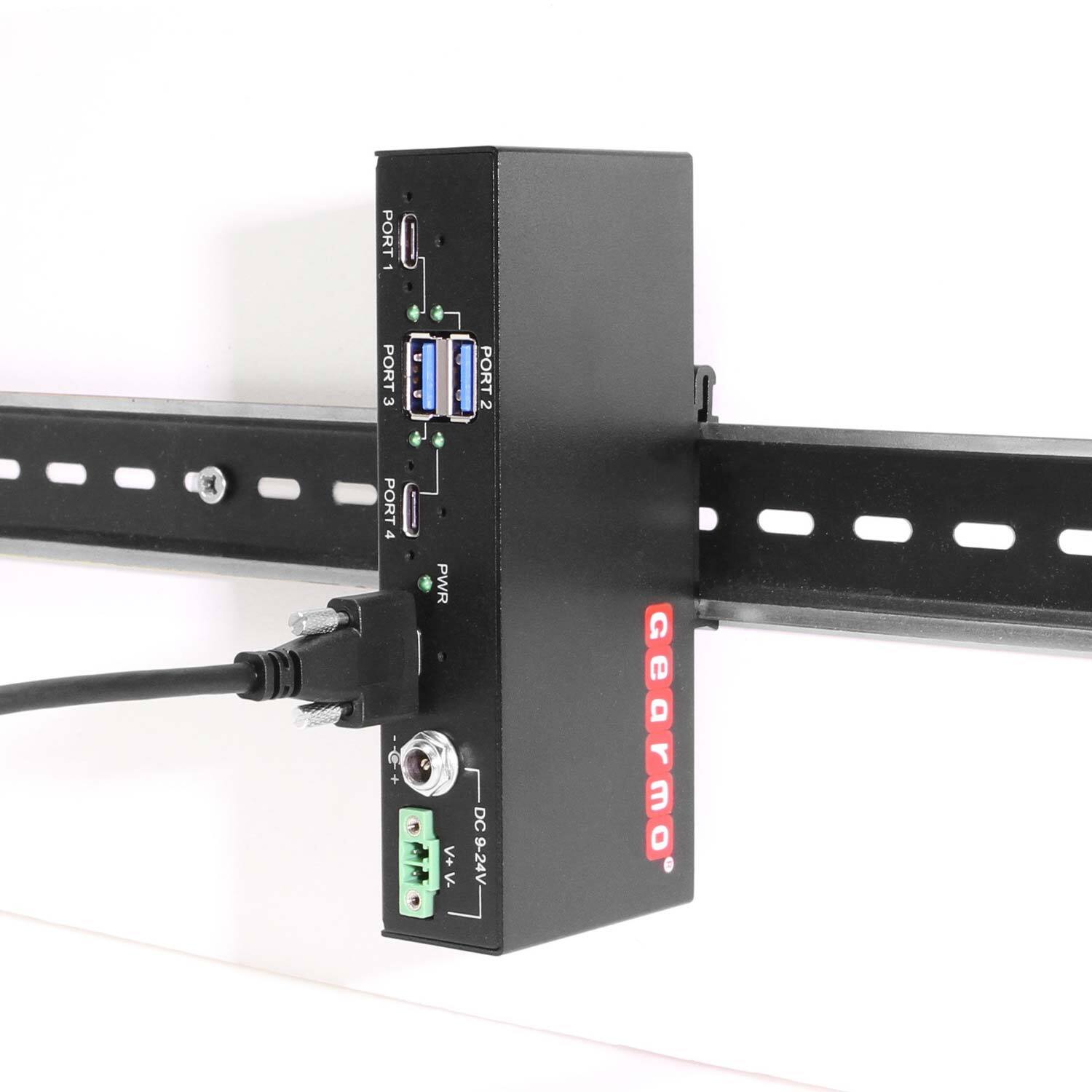 PORT 1  
PORT 2  
PORT 3  
PORT 4  

PWR  
DC 9-24V  

Gearmo