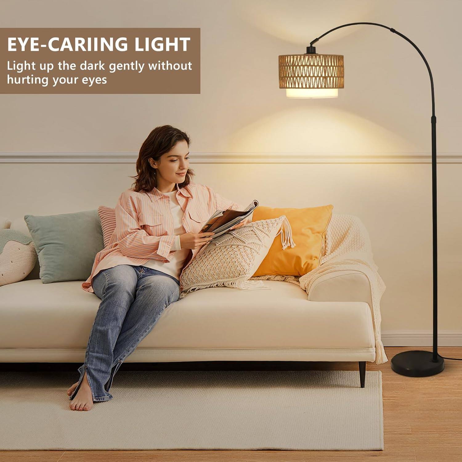EYE-CARING LIGHT  
Light up the dark gently without hurting your eyes