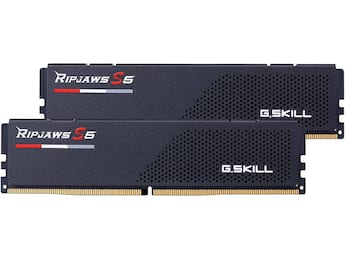 G.SKILL Ripjaws S5 32GB DDR5 6000MHz RAM (2x16GB) PC5 48000 Black G.SKILL Ripjaws S5 32GB DDR5 6000MHz RAM (2x16GB) PC5 48000 Black