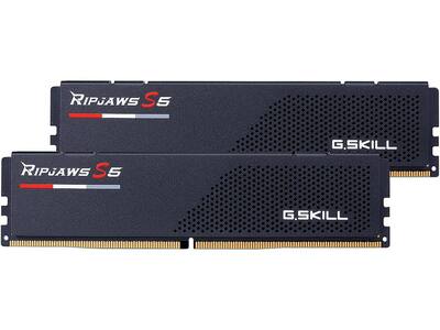 G.SKILL Ripjaws S5 32GB DDR5 6000MHz RAM (2x16GB) PC5 48000 Black G.SKILL Ripjaws S5 32GB DDR5 6000MHz RAM (2x16GB) PC5 48000 Black