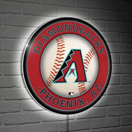 Evergreen Enterprises - Arizona Diamondbacks LED XL Round Wall D-cor - Multicolor