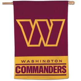 WinCraft - Washington Commanders 28" x 40" Applique Vertical Banner - Multicolor