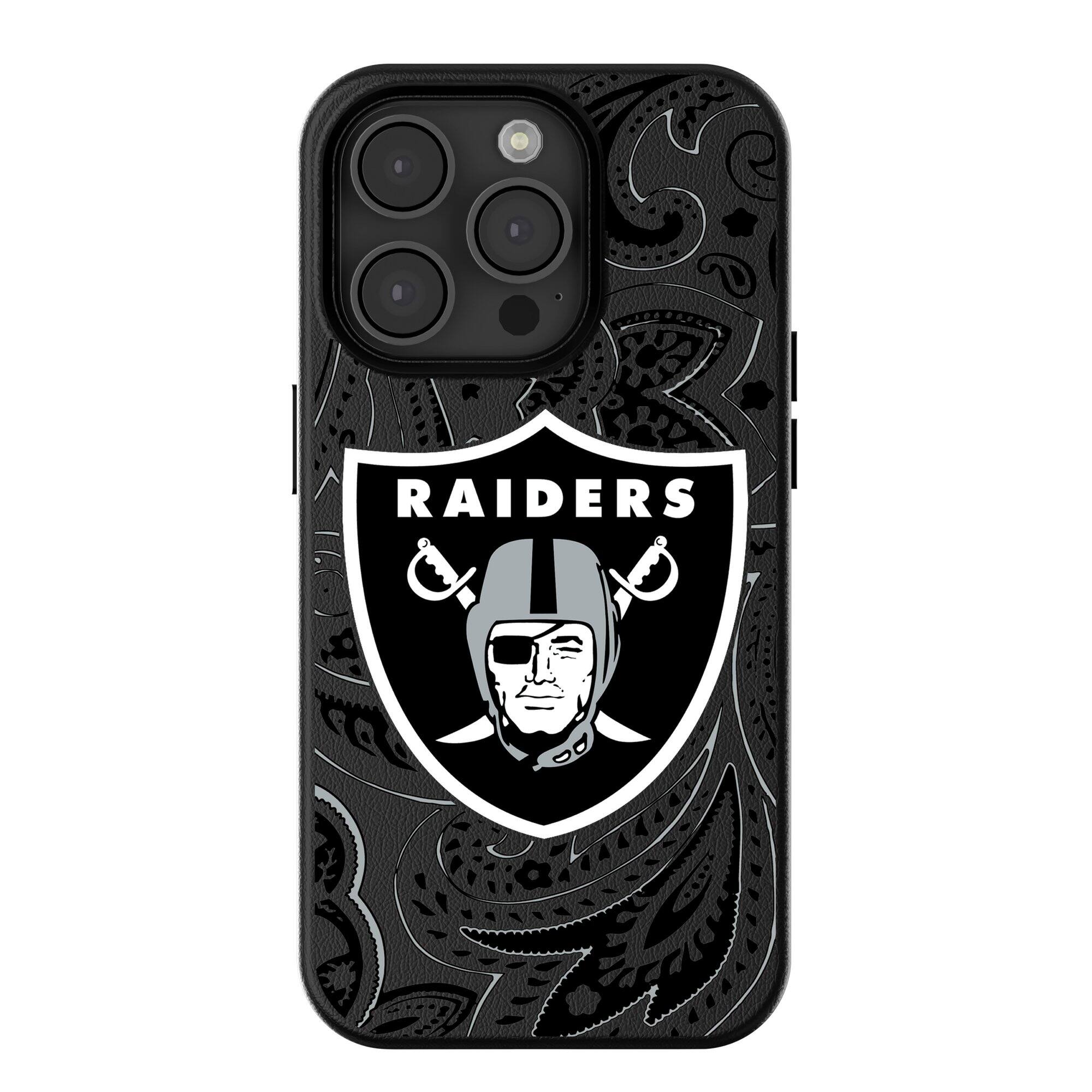 Keyscaper - NFL - Las Vegas Raiders Paisley iPhone Magnetic Bump Case - 15 - Black price history on PriceWatchPro